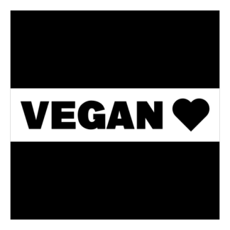 Vegan Decal (White)